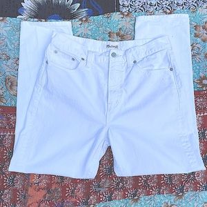 Madewell The Perfect Summer White Jean size 31❤️